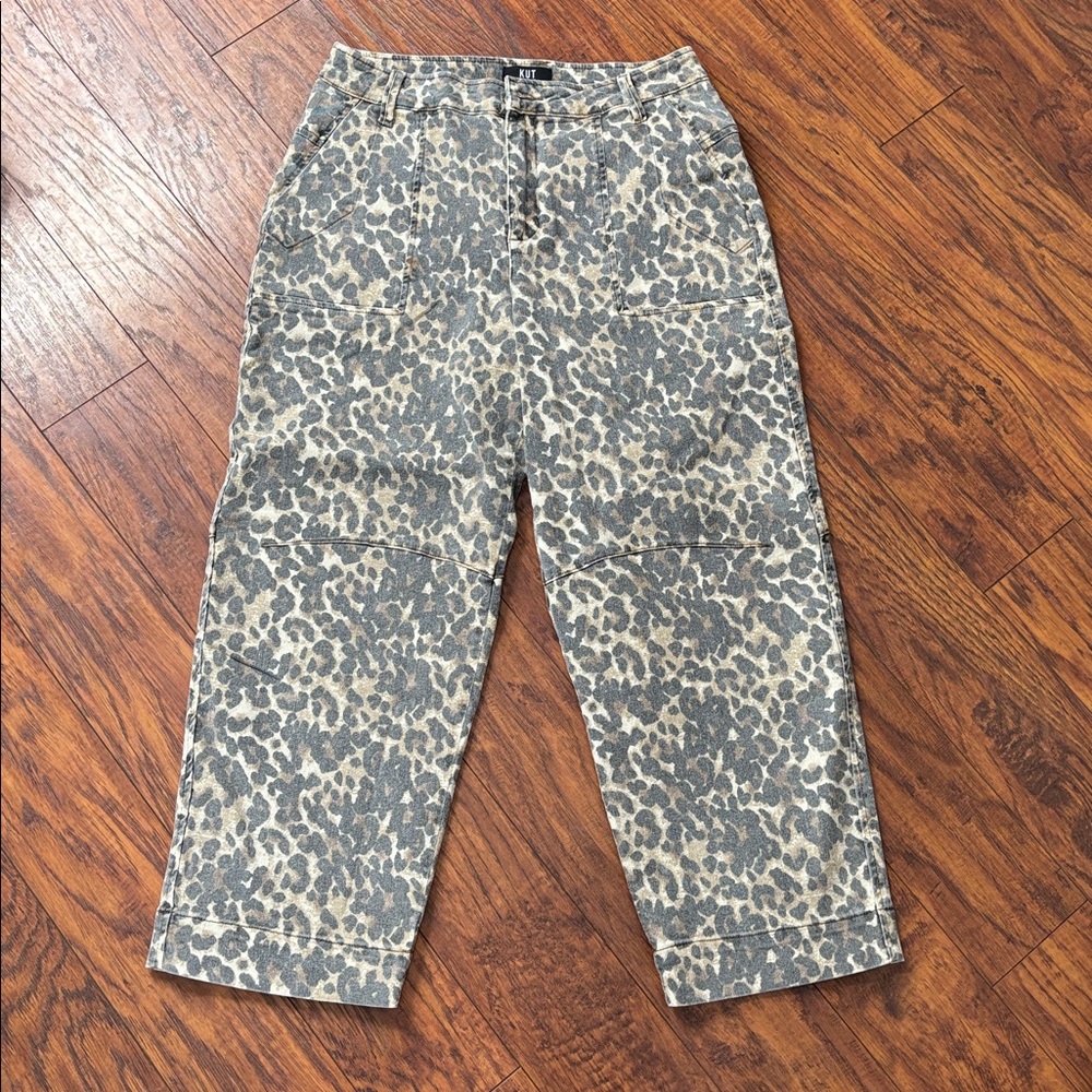 KUT Ashton High Rise Wide Leg Barrel Jeans